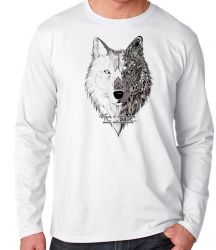 Camiseta Manga Longa Vence o Lobo 