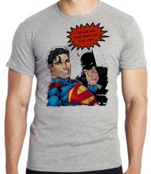 Camiseta Infantil Superman Batman