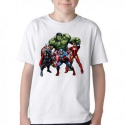 Camiseta Infantil Vingadores