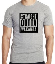 Camiseta Straight Pantera Negra 
