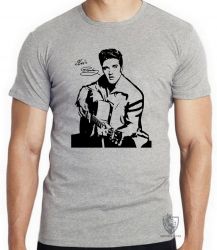 Camiseta Infantil Elvis Presley guitar