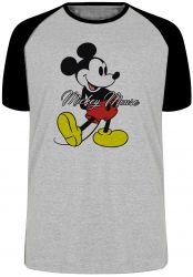 Camiseta Raglan Mickey Mouse 