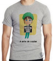 Camiseta Infantil A arte de cuidar