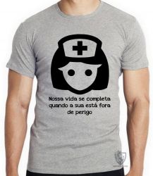 Camiseta Enfermagem nossa vida