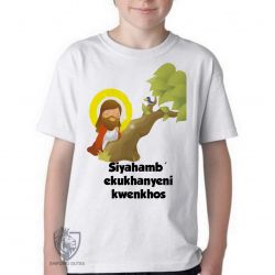 Camiseta Infantil Jesus Siyahamba