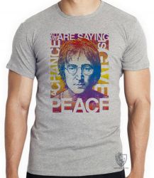 Camiseta Infantil John Lennon peace
