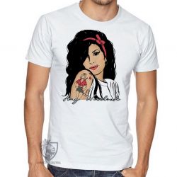 Camiseta Amy Winehouse retrô