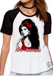 Blusa Feminina Amy Winehouse vermelho