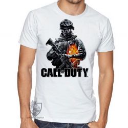 Camiseta Call of Duty  soldado