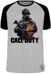 Camiseta Raglan Call of Duty  soldado