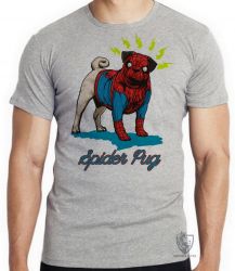 Camiseta Spider Pug
