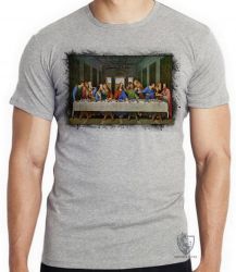 Camiseta A última ceia Da Vinci