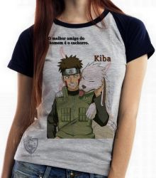 Blusa Feminina  Mangá Naruto Kiba