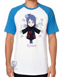 Camiseta Raglan  Mangá Naruto Konan