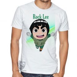 Camiseta  Mangá Naruto Rock Lee