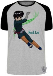 Camiseta Raglan  Mangá Naruto Rock Lee grande