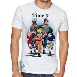 Camiseta  Mangá Naruto Time 7