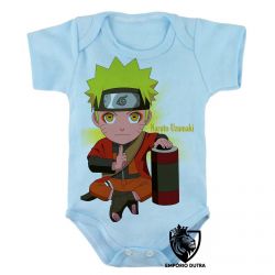 Roupa Bebê Mangá Naruto Uzumaki pequeno