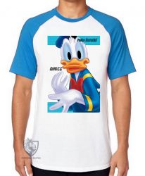 Camiseta Raglan  Pato Donald Quack