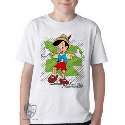 Camiseta Infantil   Pinóquio menino 