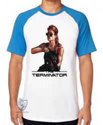 Camiseta Raglan  Sarah Connor Exterminador