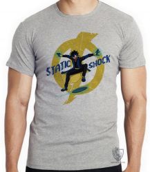 Camiseta  Super Shock Choque Static desenho
