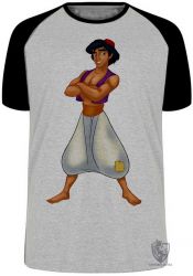 Camiseta Raglan  Aladdin Jasmine