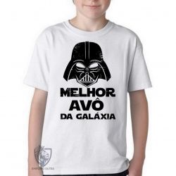 Camiseta Infantil Darth Vader melhor avô