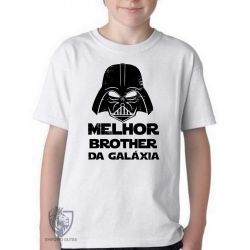 Camiseta Infantil Darth Vader melhor brother