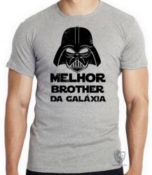 Camiseta Infantil Darth Vader melhor brother