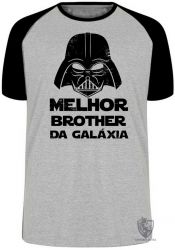 Camiseta Raglan  Darth Vader melhor brother