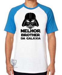 Camiseta Raglan  Darth Vader melhor brother