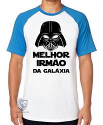 Camiseta Raglan  Darth Vader melhor irmão