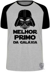 Camiseta Raglan  Darth Vader melhor primo