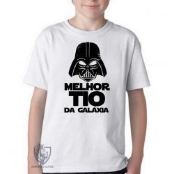 Camiseta Infantil Darth Vader melhor tio