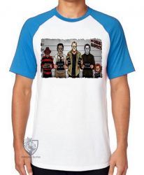 Camiseta Raglan  Jason Chucky Freddy Krueger 