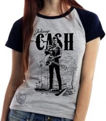 Blusa Feminina Johnny Cash