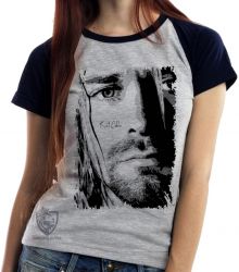 Blusa Feminina Kurt Cobain face