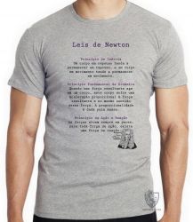 Camiseta Infantil Leis de Newton