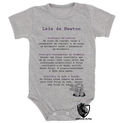 Roupa Bebê  Leis de Newton