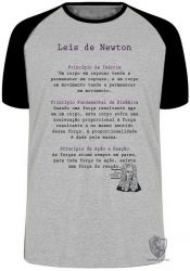 Camiseta Raglan Leis de Newton